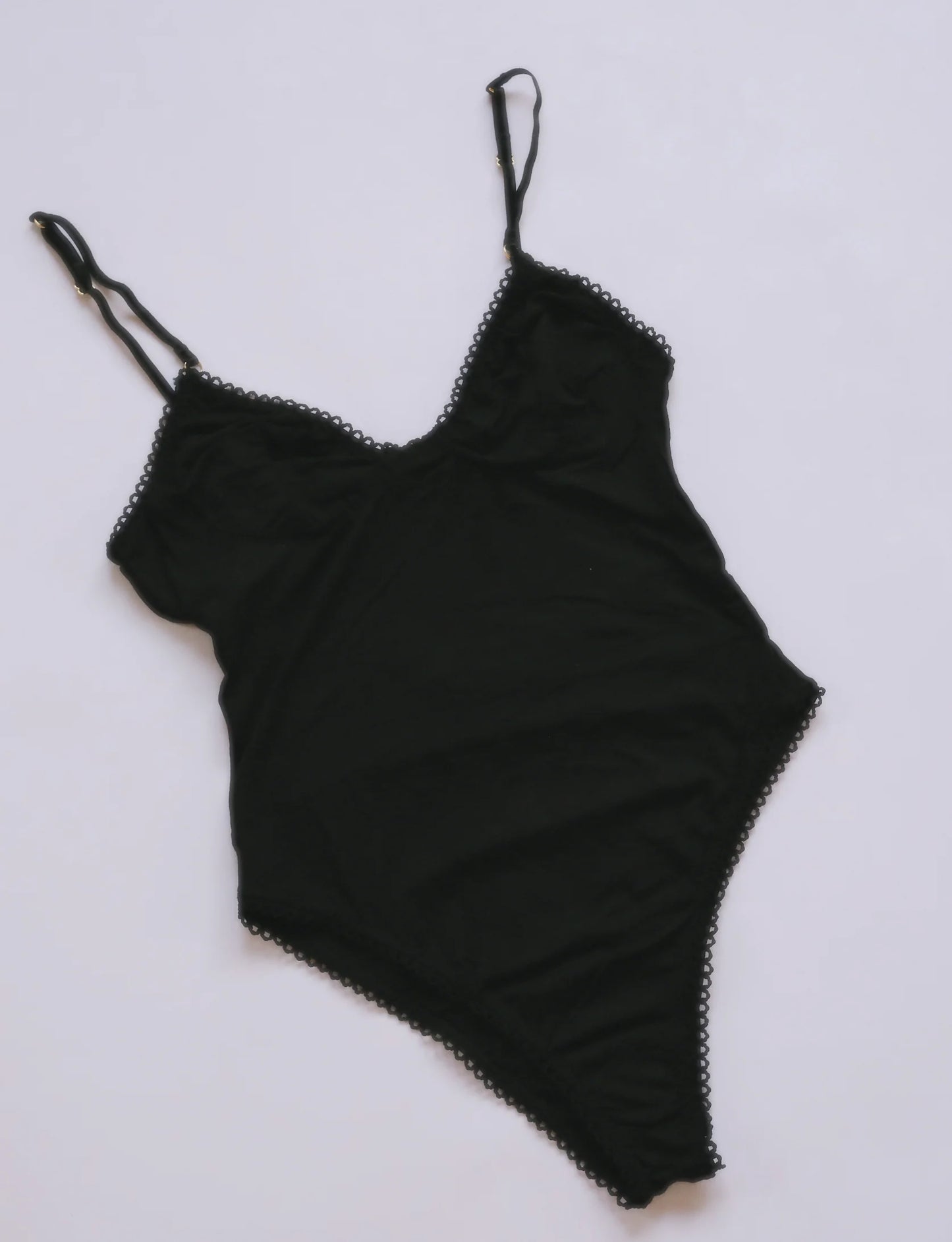 Black Bamboo Bodysuit