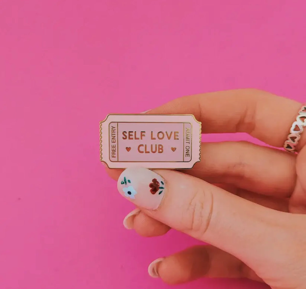 Self Love Club Enamel Pin