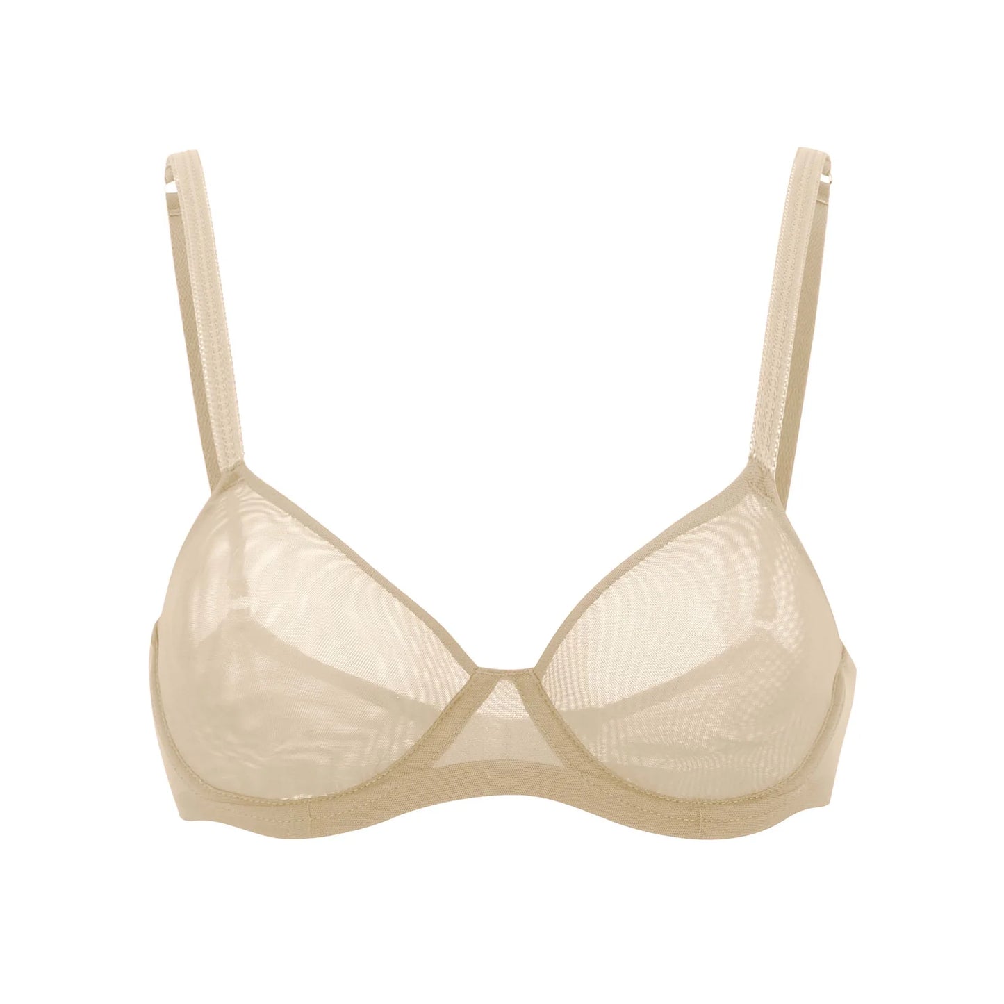 Julie Sheer Mesh Bra - Met (Light Nude) - 36DD, 38C & 38G left