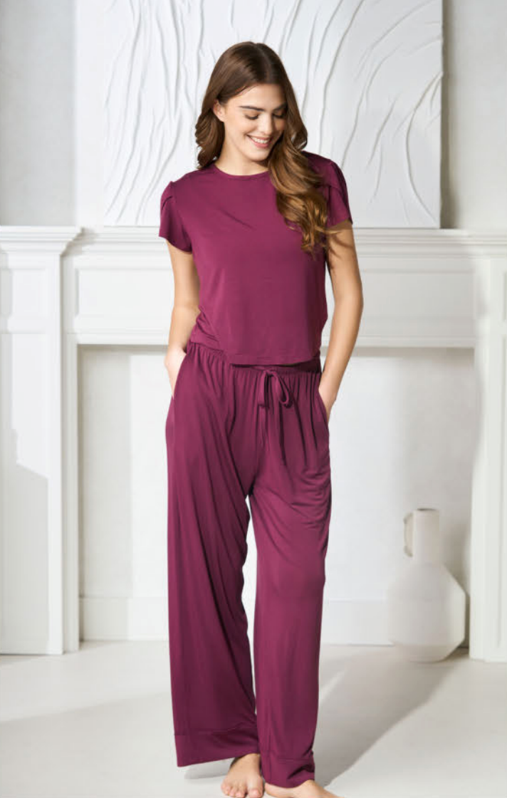 Heavenly Petal Sleeve Modal PJs
