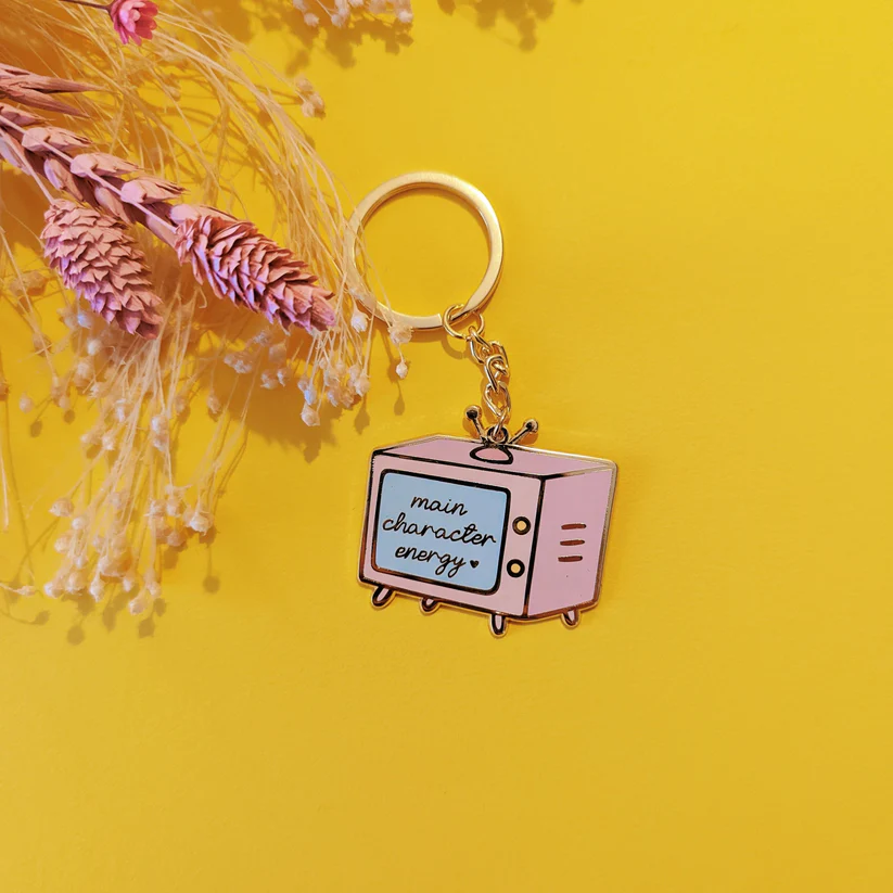 Main Character Energy Keyring