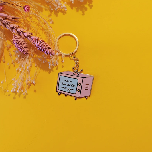 Main Character Energy Keyring