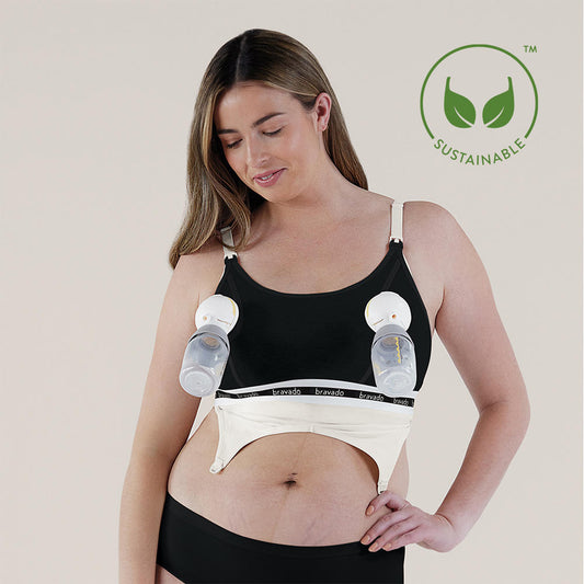 Clip and Pump Hands-Free Nursing Bra Accessory - 1 L left