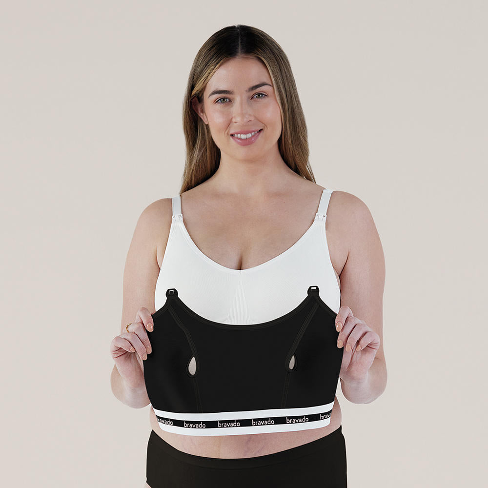 Clip and Pump Hands-Free Nursing Bra Accessory - 1 L left