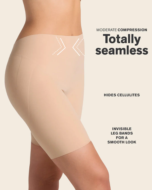 Undetectable Backless Moderate Shaper Short