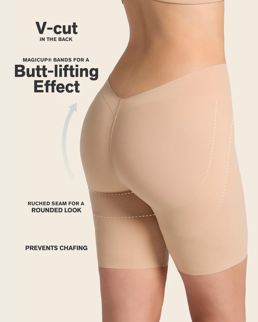 Undetectable Backless Moderate Shaper Short