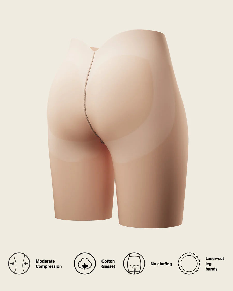 Undetectable Backless Moderate Shaper Short