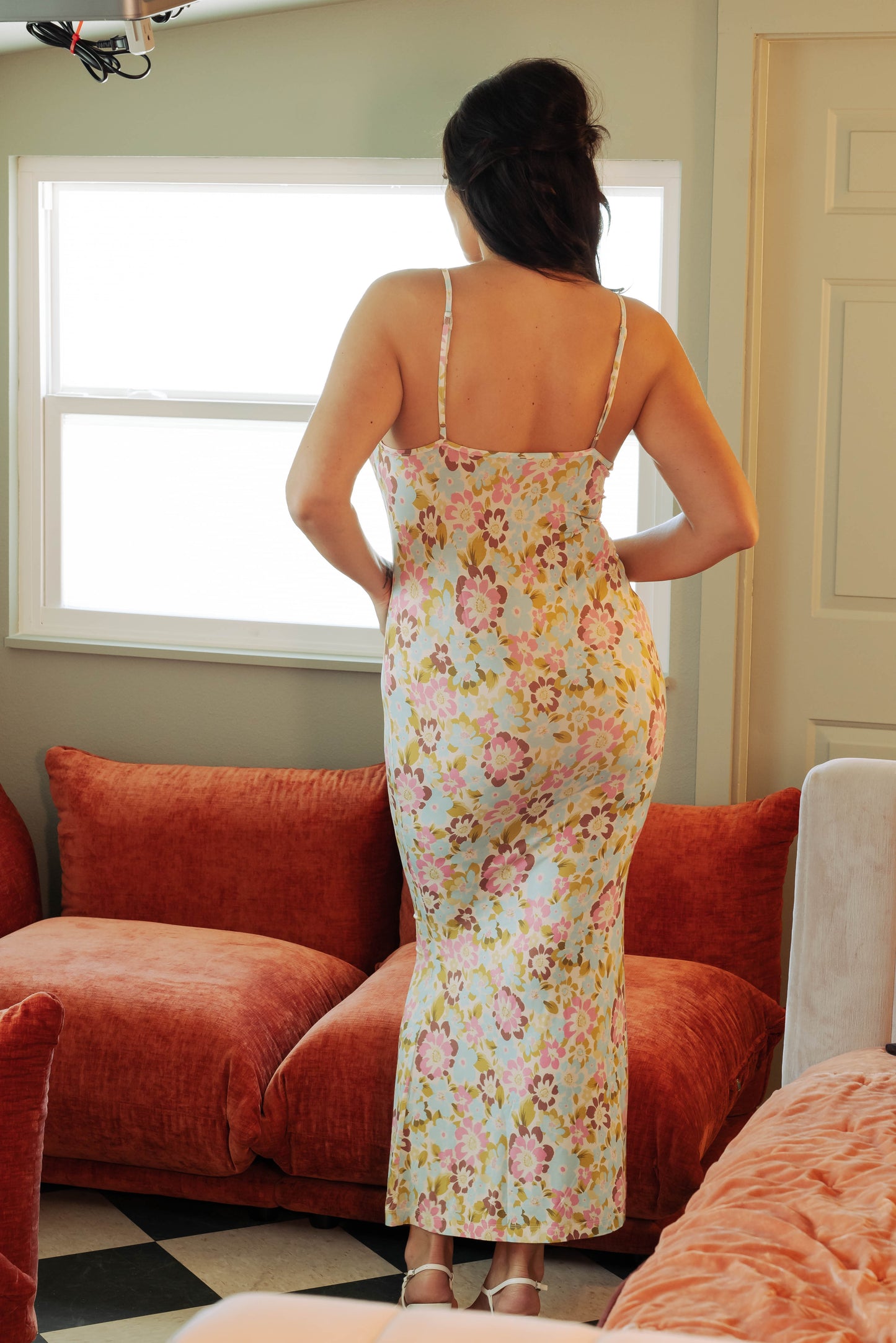 Carmen Painted Blooms Modal Maxi Slip