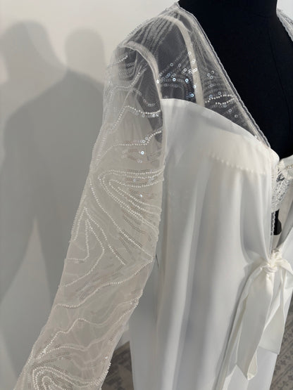 Lydia Bridal Robe - S & L left
