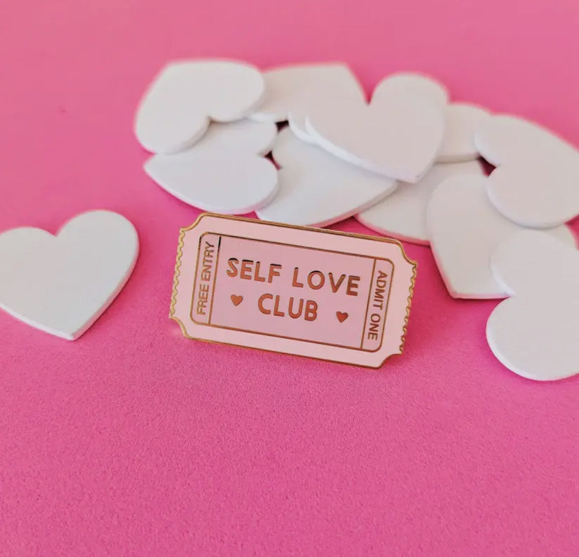 Self Love Club Enamel Pin