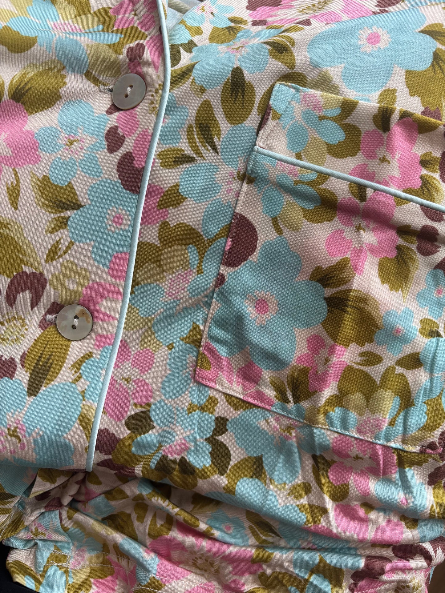 Carmen Painted Blooms Modal Short PJ Set