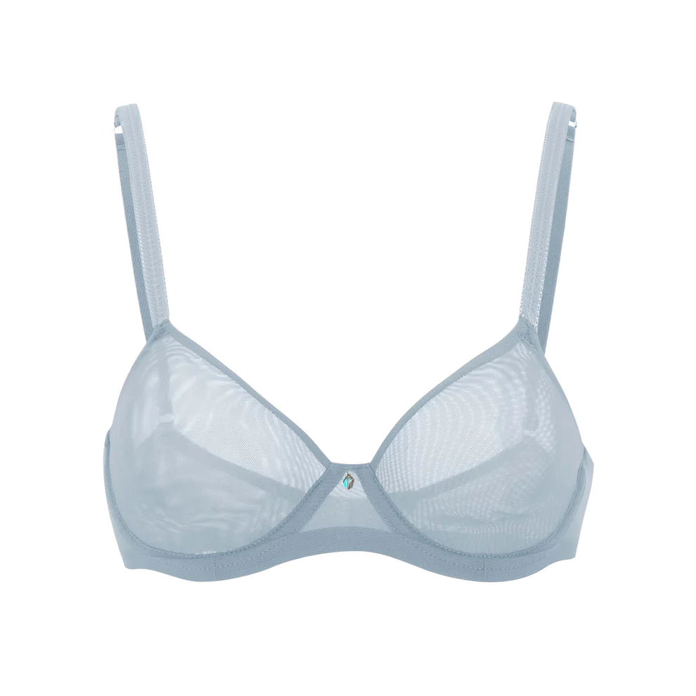 Julie Sheer Mesh Bra - Seaport - 34C, 36C, 36H & 38D left