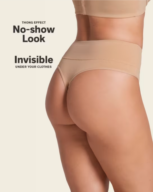 High-waisted Seamless Moderate Shaper Thong