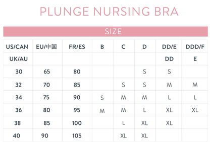 Plunge Nursing Bra - S & M left