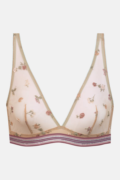 Poetry Bloom & Memory Triangle Bra