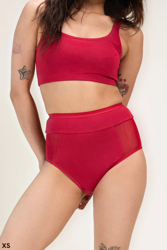 Freya High Waist with Mesh - Super Leakproof Protection