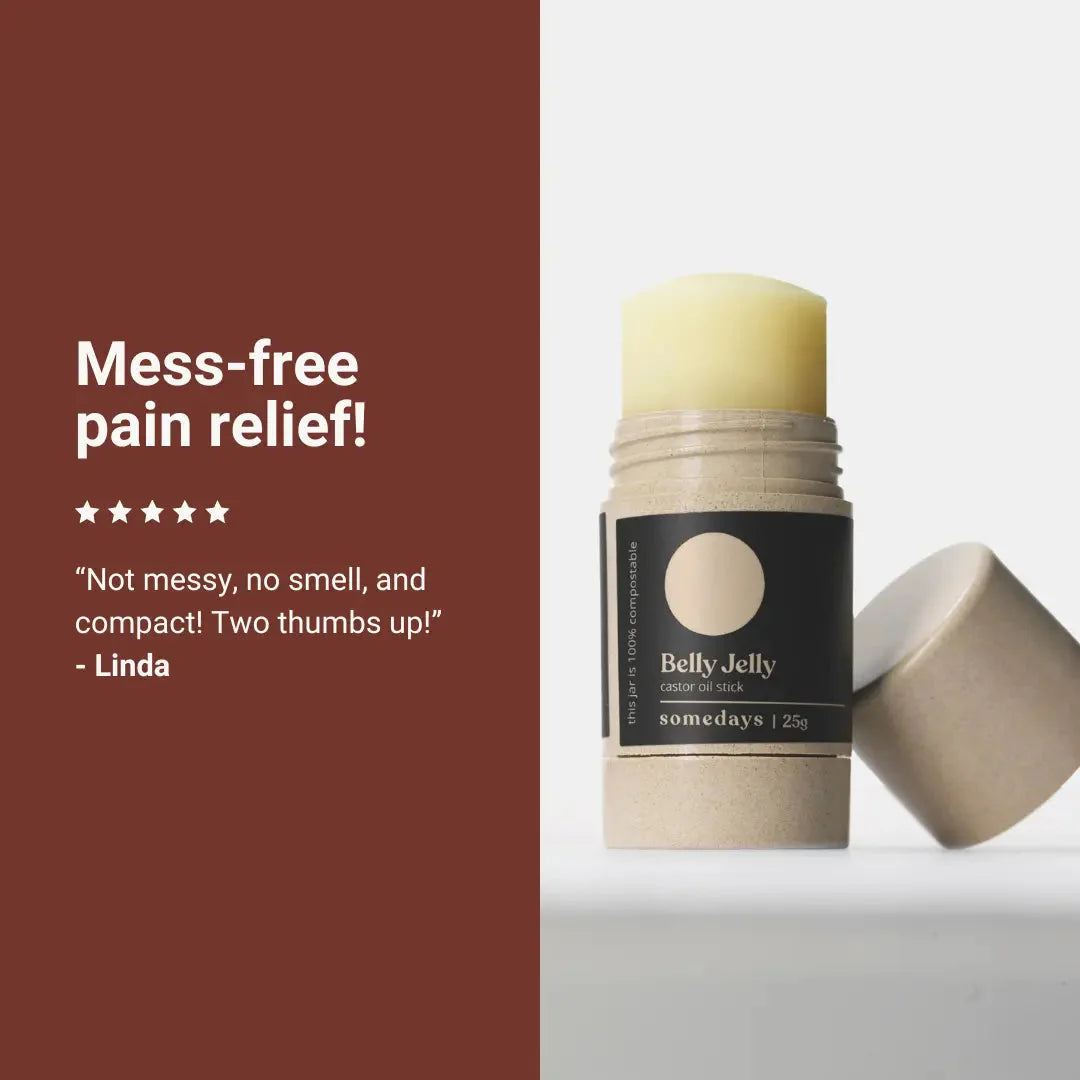 Mess-free Castor oil set