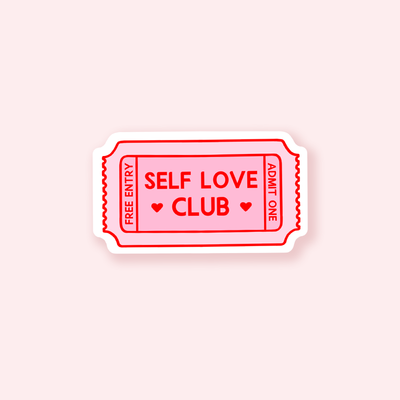 Self Love Club Sticker