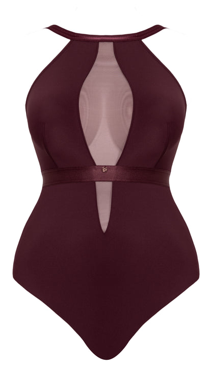 Swerve Bodysuit - Mulberry
