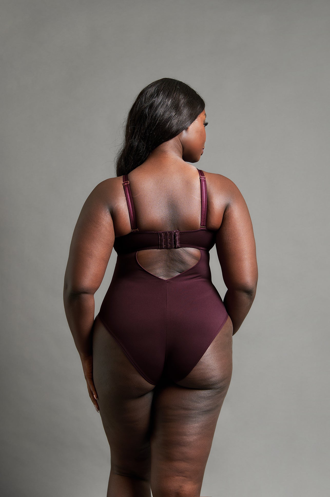 Swerve Bodysuit - Mulberry