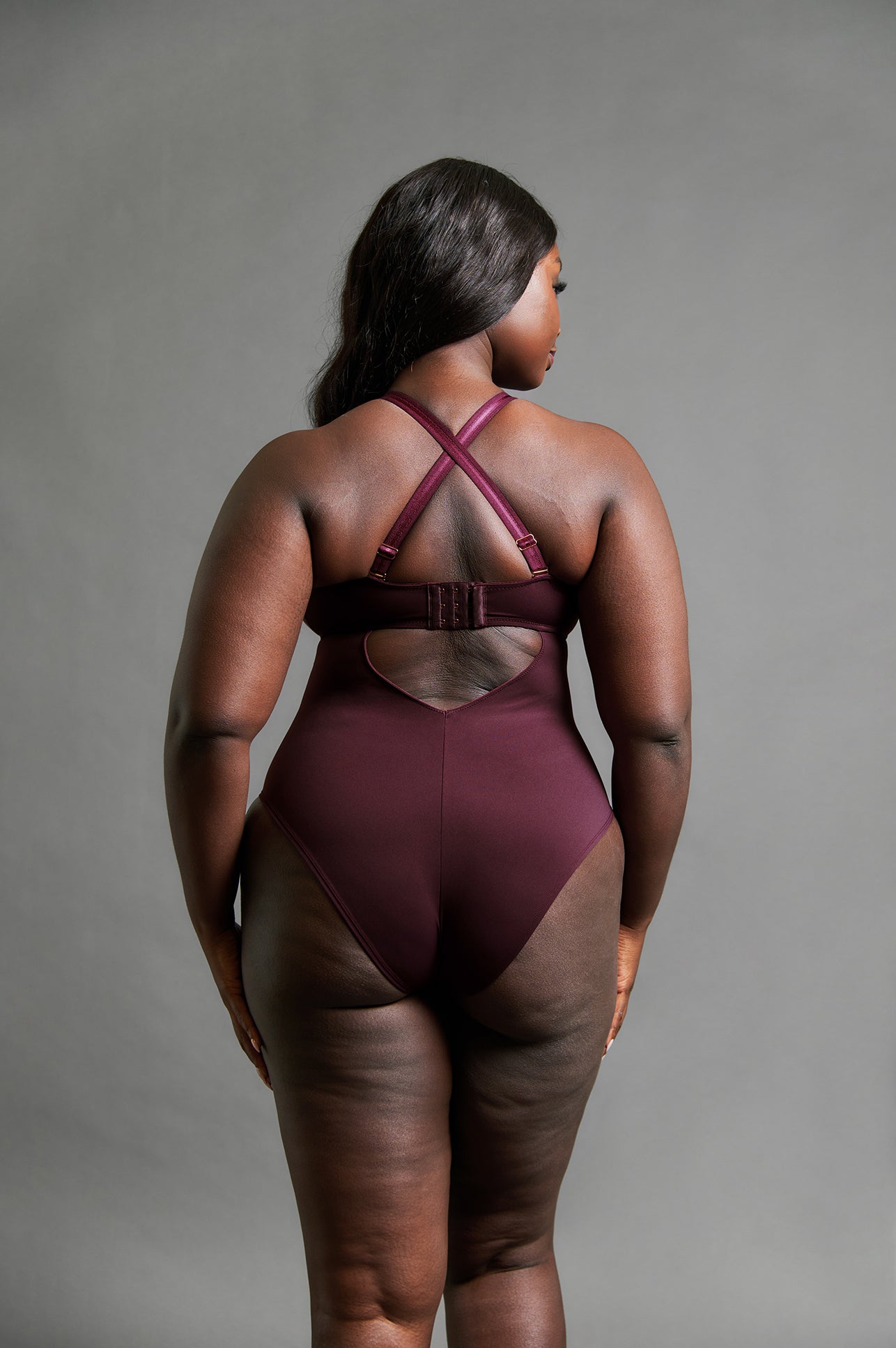 Swerve Bodysuit - Mulberry